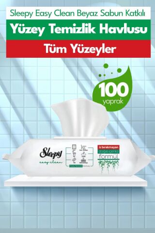 Sleepy Beyaz Sabun Katkılı Easy Clean 3X100 ve Sensitive 90'lı Hediye