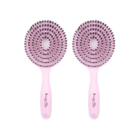 Nascita Üç Boyutlu Saç Fırçası Pudra Pembe x 2