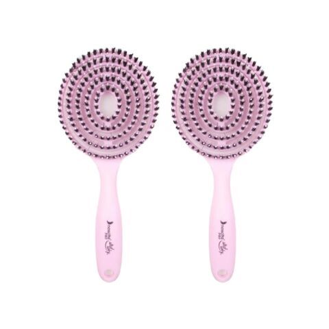 Nascita Üç Boyutlu Saç Fırçası Pudra Pembe x 2