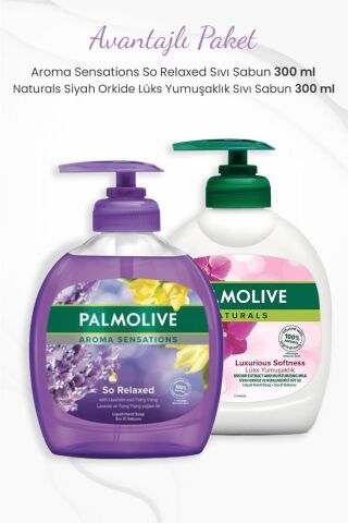 Palmolive So Relaxed ve Siyah Orkide Sıvı Sabun 300 ml