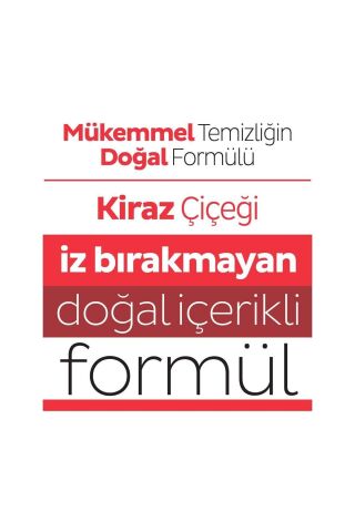 Sleepy Easy Clean Kiraz Çiçeği Yüzey Temizlik Havlusu 100' lü X 3