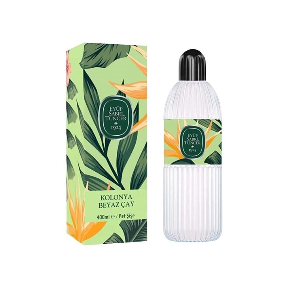 Eyüp Sabri Tuncer Beyaz Çay Kolonyası Cam Şişe 400 ml x 12