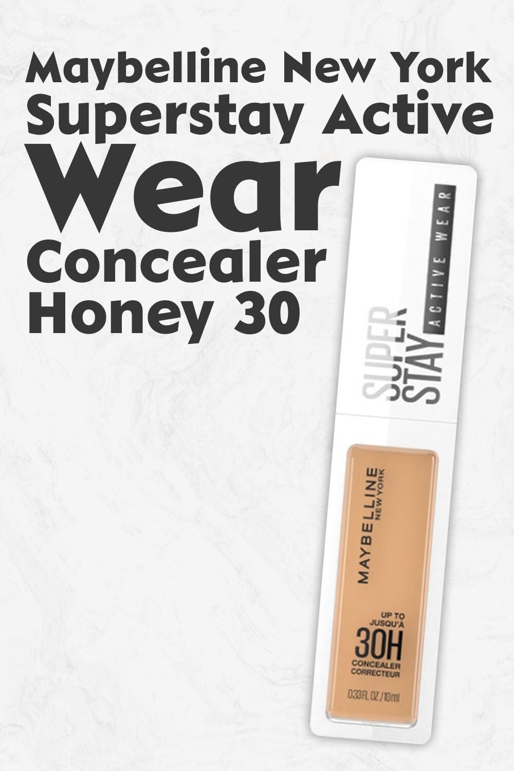 Maybelline New York Superstay Active Wear Concealer 30 Honey