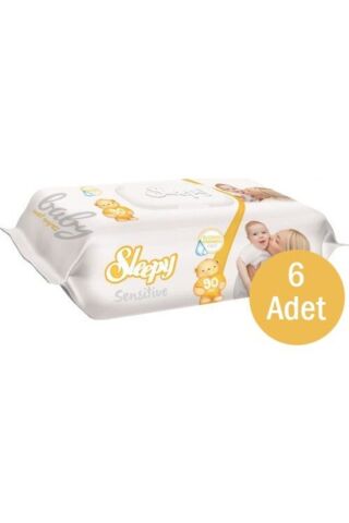Sleepy Sensitive Islak Havlu 6'lı Paket