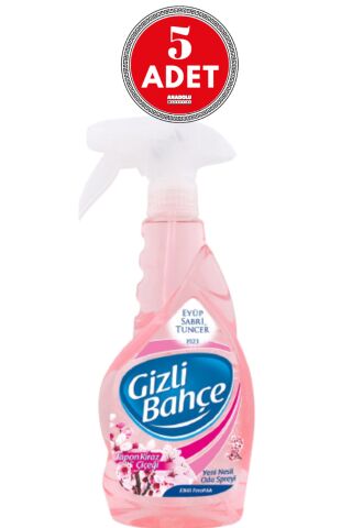 Eyüp Sabri Tuncer Gizli Bahçe Oda Kokusu Japon Kiraz Çiçeği 500 ml x 5 Adet