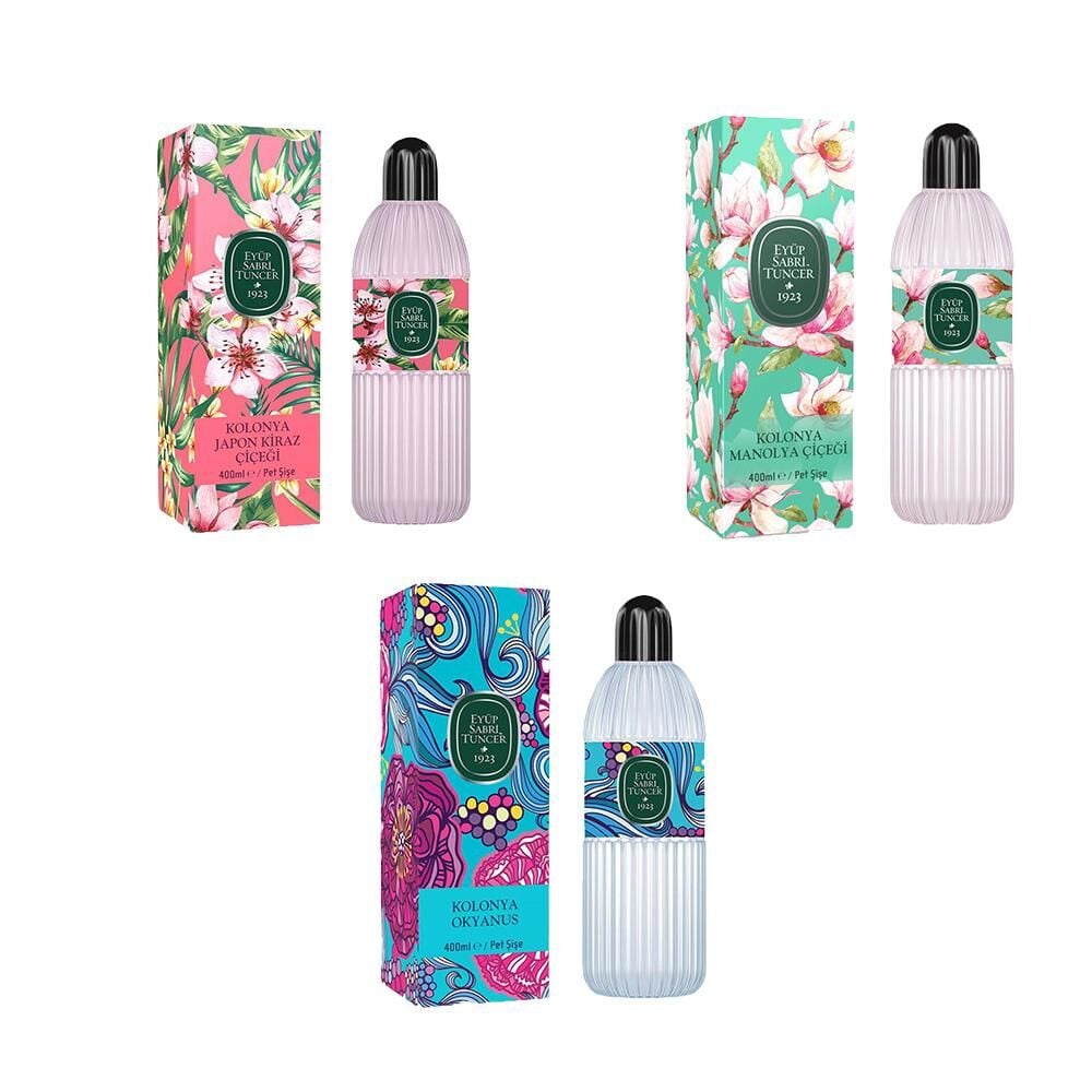 Eyüp Sabri Tuncer Kolonya Okyanus, Japon Kiraz Çiçeği ve Manolya Çiçeği