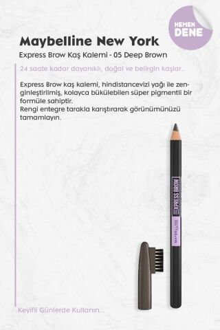 Maybelline Express Brow Kaş Kalemi 05 Deep Brown