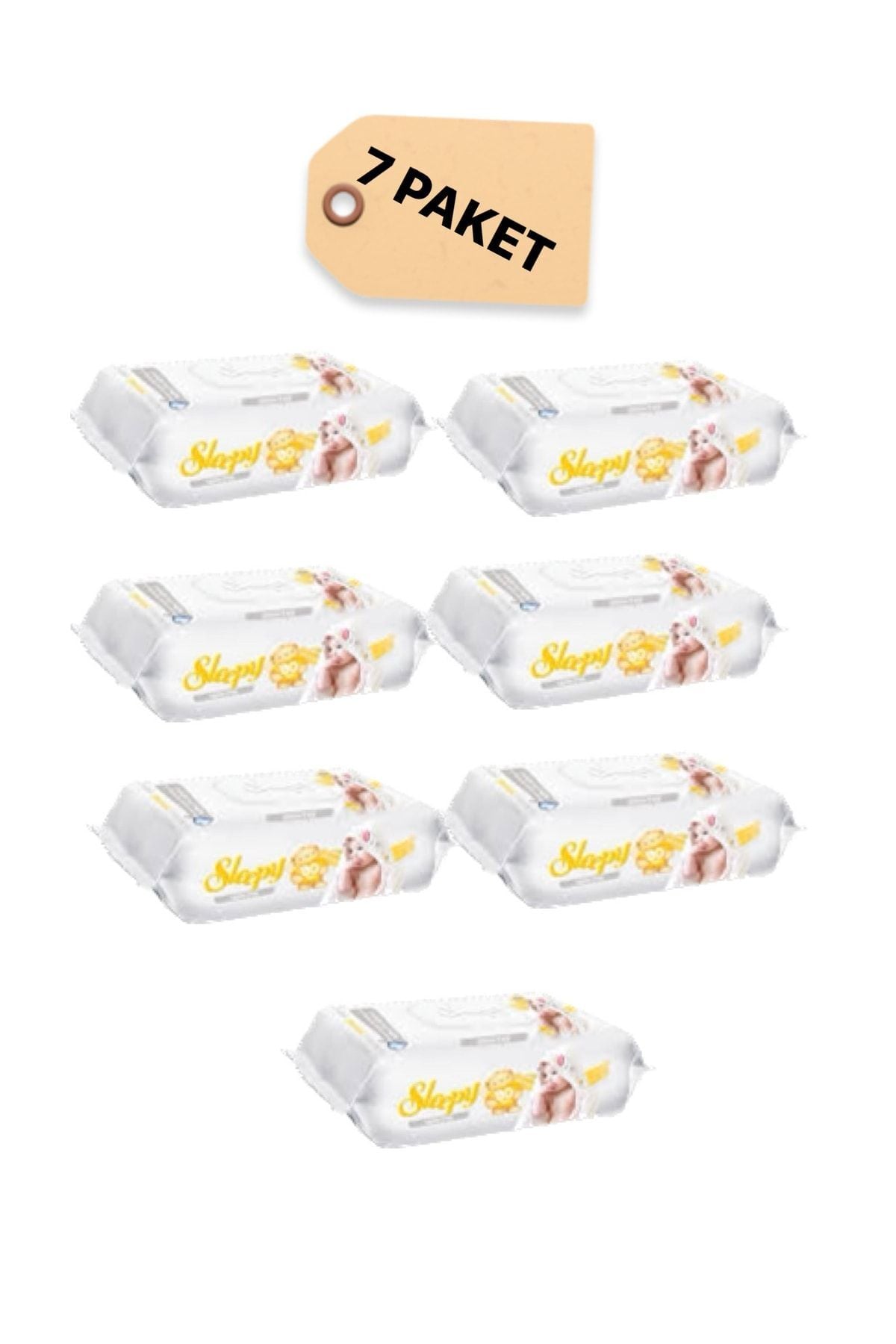 Sleepy Sensitive 90 Yaprak 7'li Paket Islak Mendil & Havlu