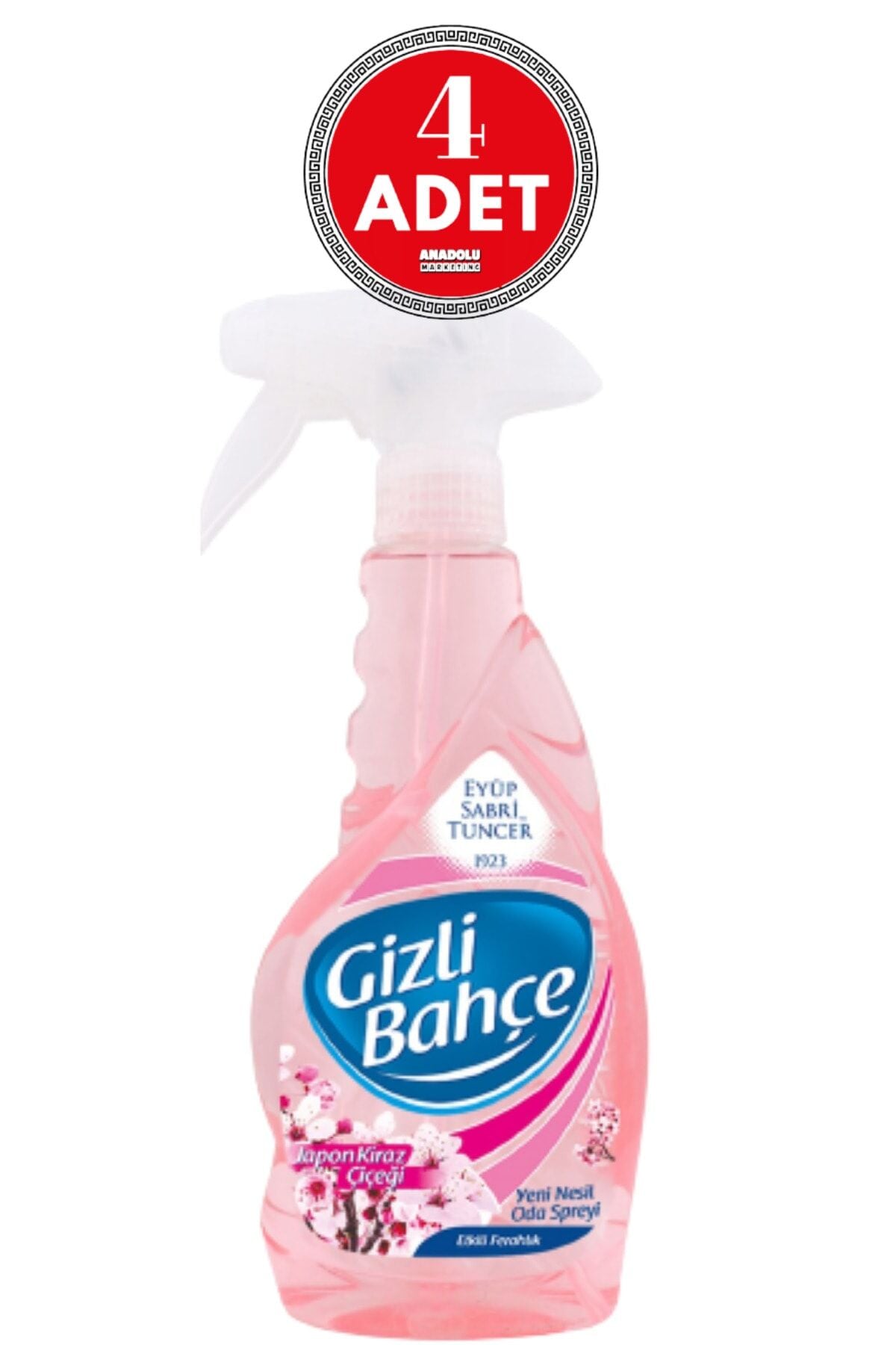 Eyüp Sabri Tuncer Gizli Bahçe Oda Kokusu Japon Kiraz Çiçeği 500 ml x 4 Adet