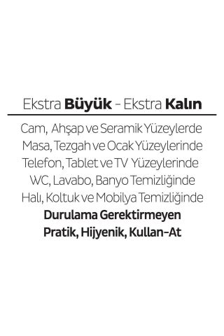 Sleepy Easy Clean Orkide Bahçesi Yüzey Temizlik Havlusu 100' lü X 3