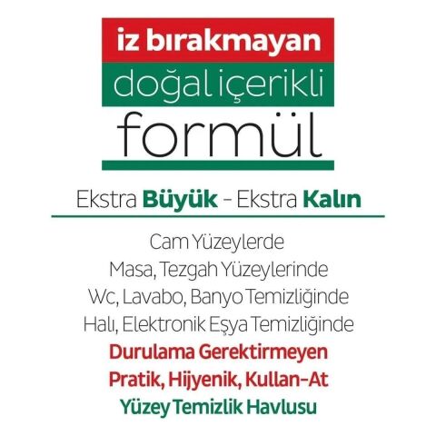 Sleepy Easy Clean Yüzey Temizlik Havlusu 100 Yaprak