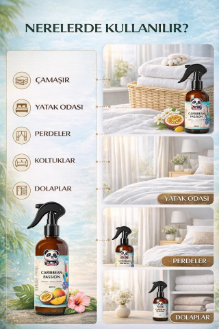 Caribbean Passion Sprey Oda ve Giysi Kokusu 250 ml
