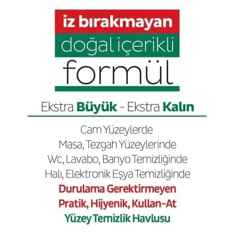 Sleepy Easy Clean Yüzey Temizlik Havlusu 3X100 (300 Yaprak)