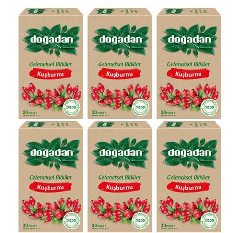Doğadan Kuşburnu Çayı x 6 adet
