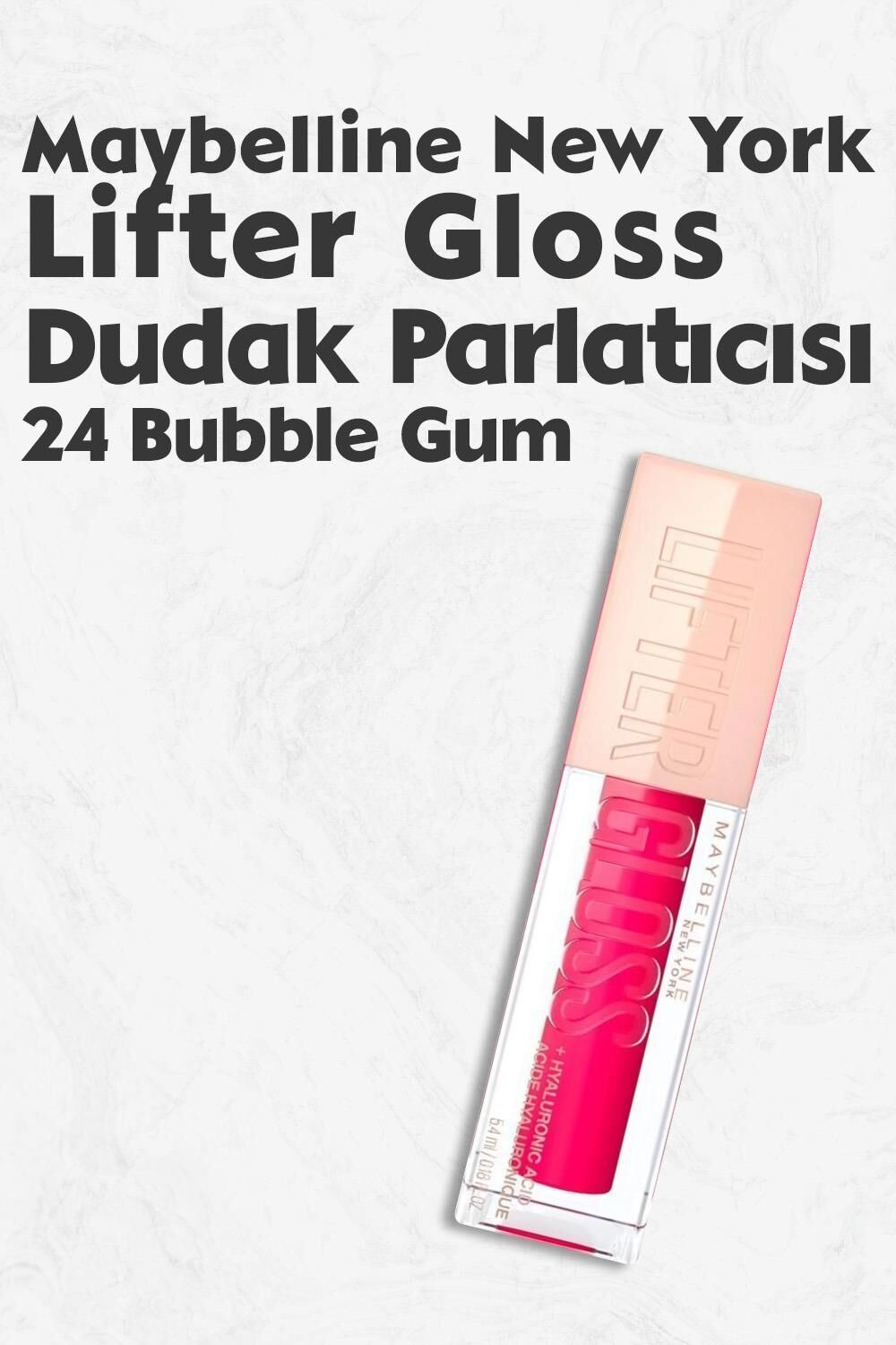 Maybelline Lifter Gloss Dudak Parlatıcısı 24 Bubble Gum