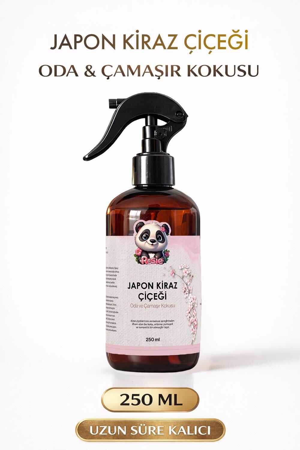 Rosie Japon Kiraz Çiçeği Sprey Oda ve Giysi Kokusu 250 ml, Sakura Çiçeği Ferahlığı