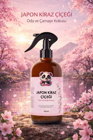 Rosie Japon Kiraz Çiçeği Sprey Oda ve Giysi Kokusu 250 ml, Sakura Çiçeği Ferahlığı