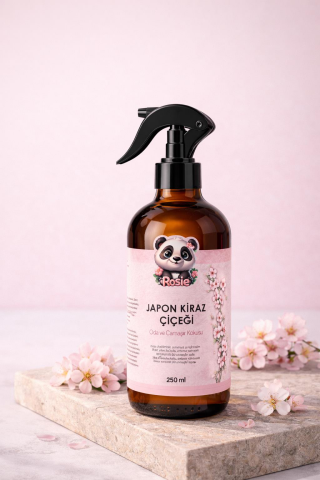 Rosie Japon Kiraz Çiçeği Sprey Oda ve Giysi Kokusu 250 ml, Sakura Çiçeği Ferahlığı