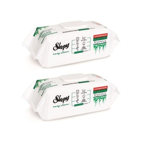 Sleepy Yuzey Temızlık Havlusu 100 Lu Beyaz Sabunlu 200 Adet