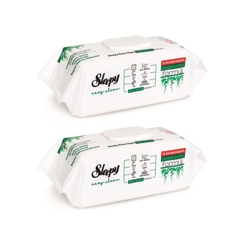 Sleepy Yuzey Temızlık Havlusu 100 Lu Beyaz Sabunlu 200 Adet