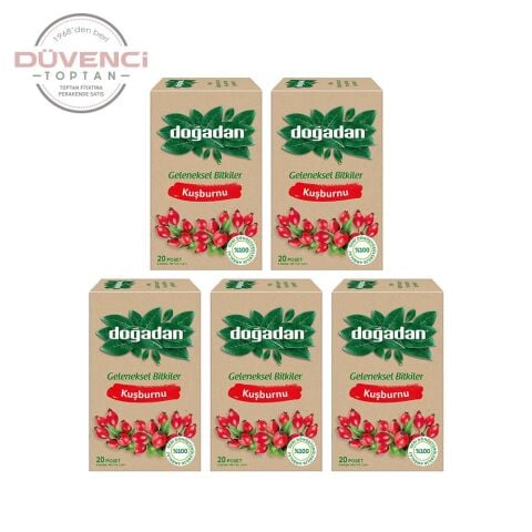 Doğadan Kuşburnu Çayı 20'li x 5 Adet