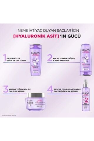 Elseve L'oréal Paris Hydra [hyaluronic] Nemi Hapseden Saç Bakım Kremi 390 Ml