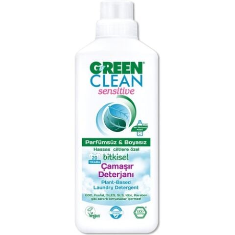 Green Clean Sensitive Çamaşır Deterjanı 1000 ml