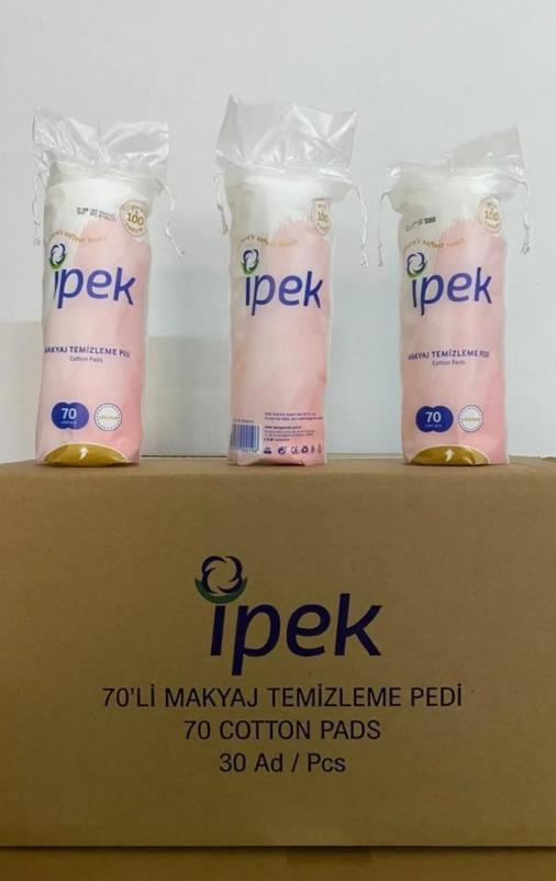 İpek Makyaj Pamuğu 70 Adet