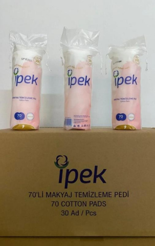 İpek Makyaj Pamuğu 70 Adet