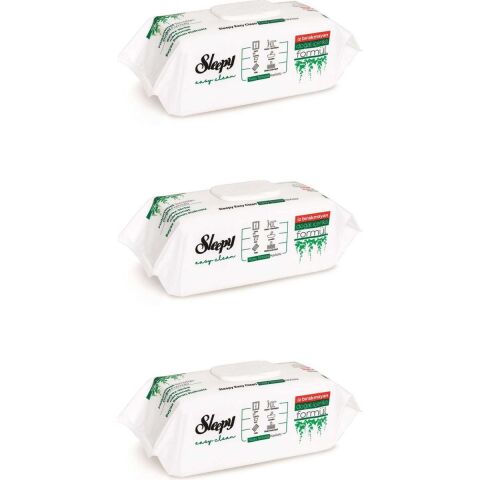Sleepy Easy Clean Beyaz Sabun Katkılı Yüzey Temizlik Islak Havlusu - 100'LÜ 3 Paket