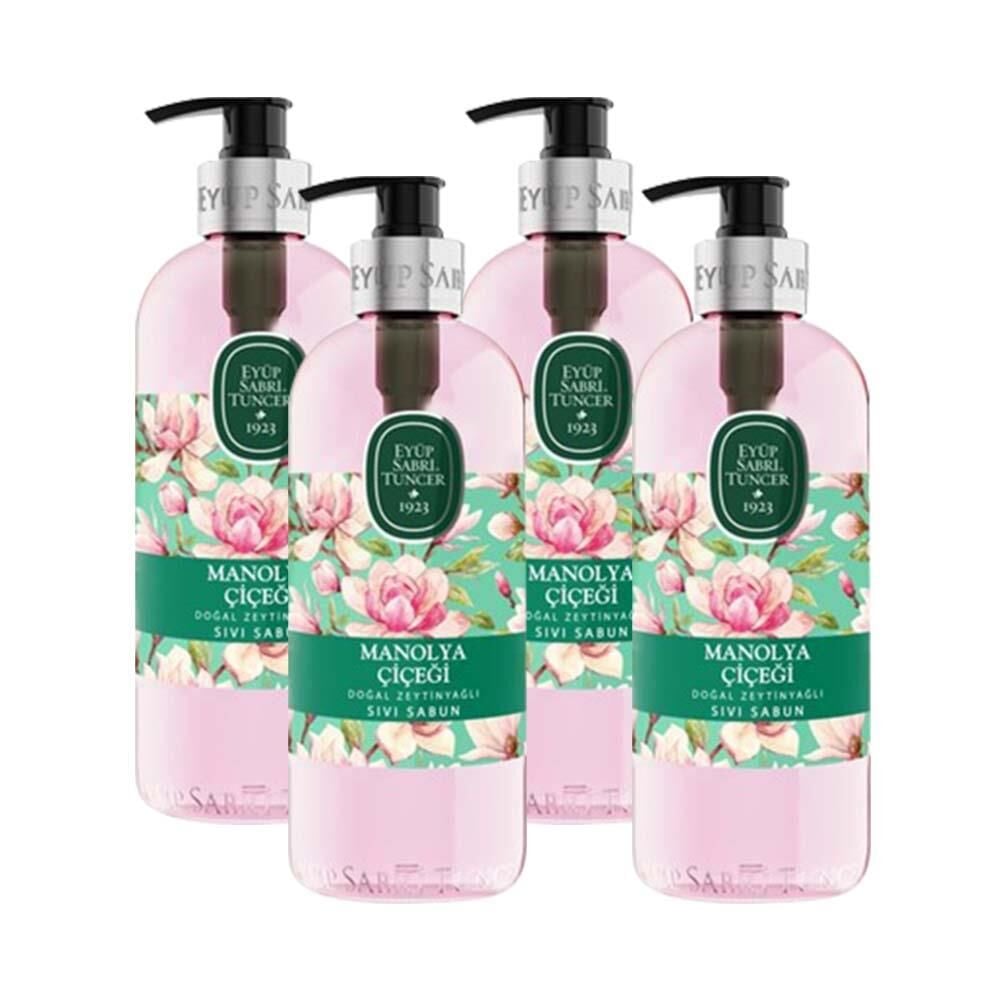 Eyüp Sabri Tuncer Sıvı Sabun Manolya Çiçeği 500 ML x 4