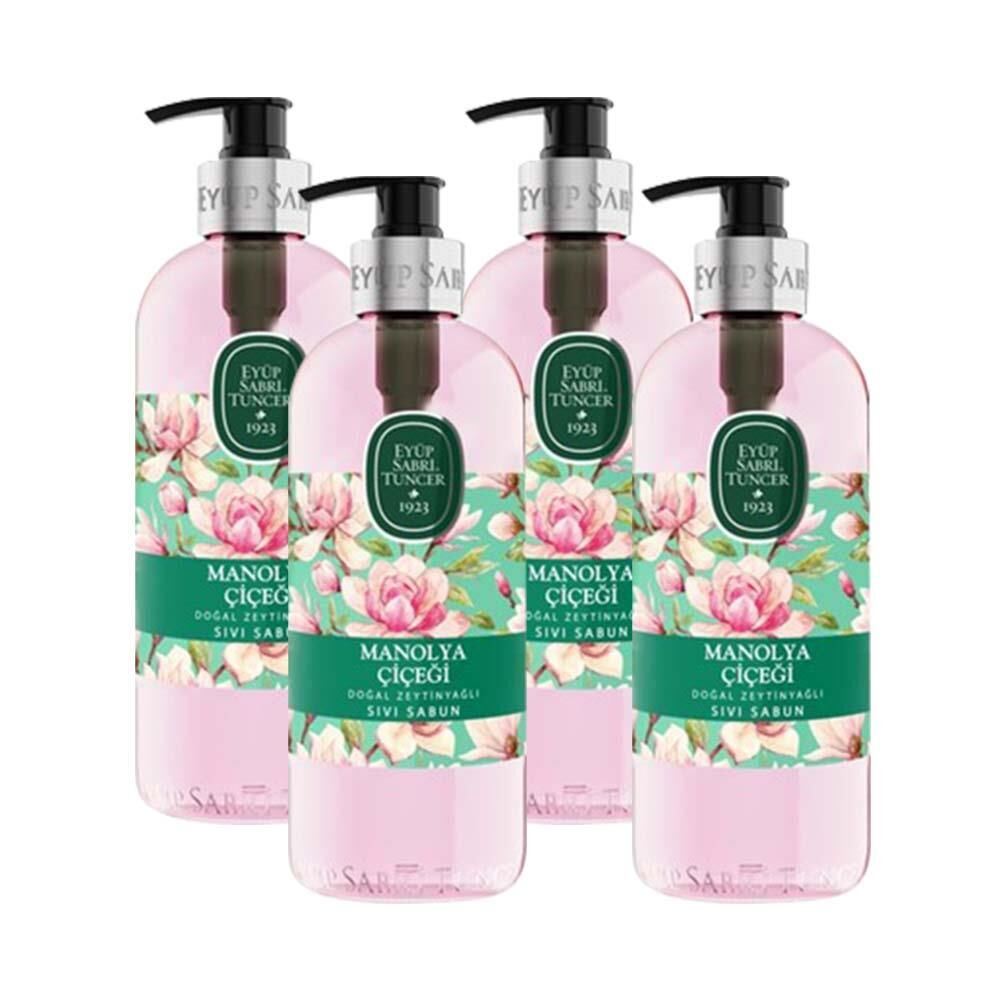 Eyüp Sabri Tuncer Sıvı Sabun Manolya Çiçeği 500 ML x 4