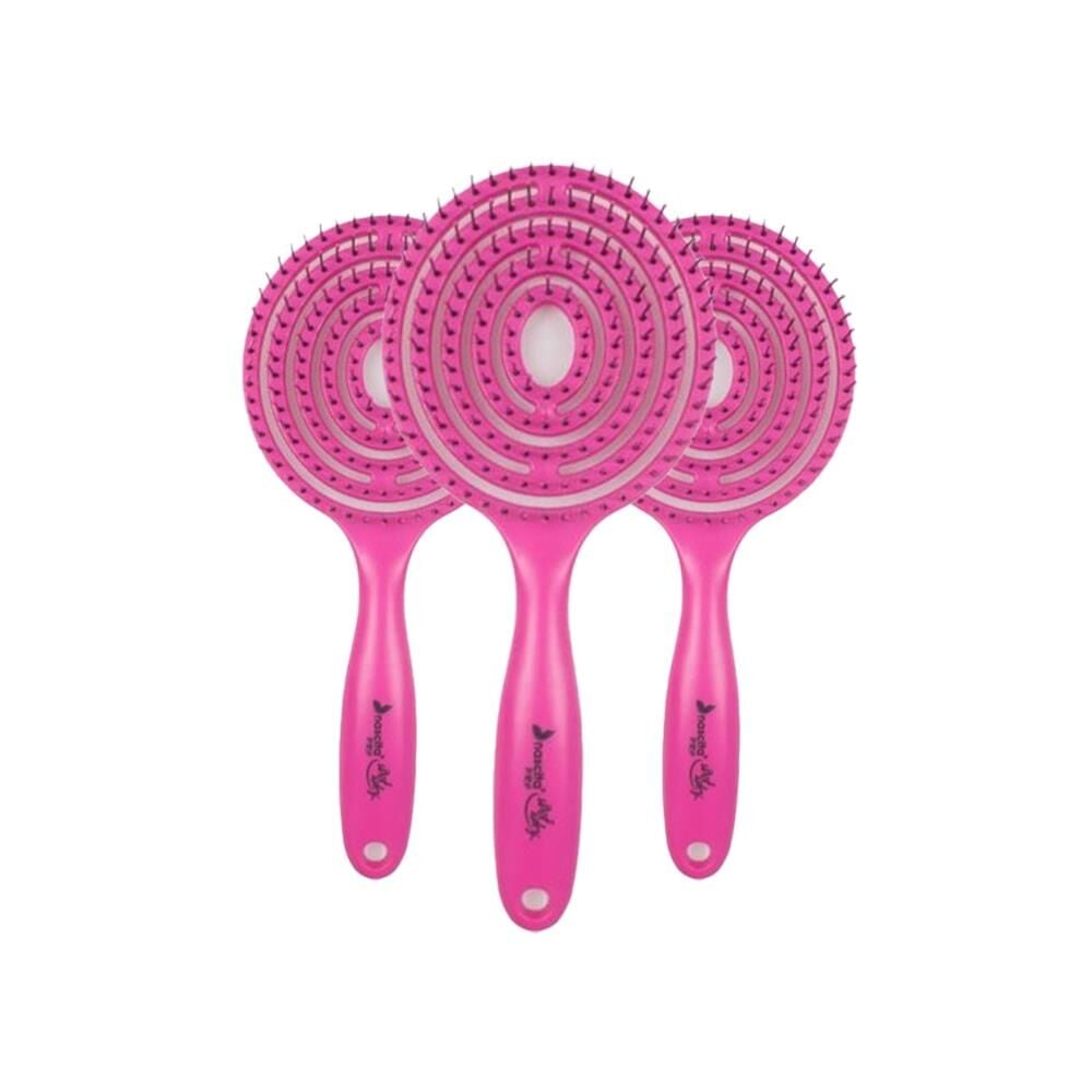 Nascita Üç Boyutlu Saç Fırçası Şeker Pembe x 3