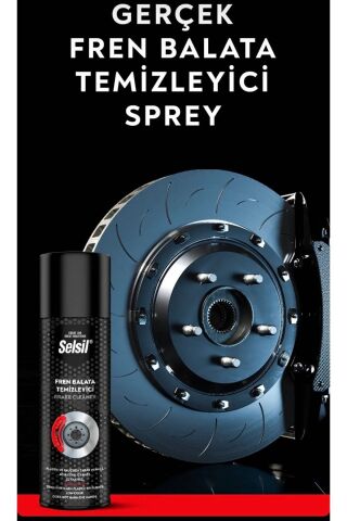 Selsil Fren Balata Temizleme Spreyi 500 ml, Pas Sökücü Ve Yağlayıcı Sprey 400 Ml