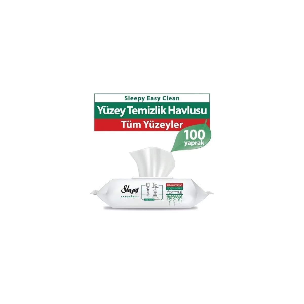 Sleepy Yüzey Temizleme Havlusu 100'lü