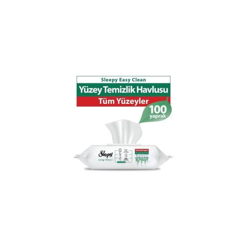 Sleepy Yüzey Temizleme Havlusu 100'lü