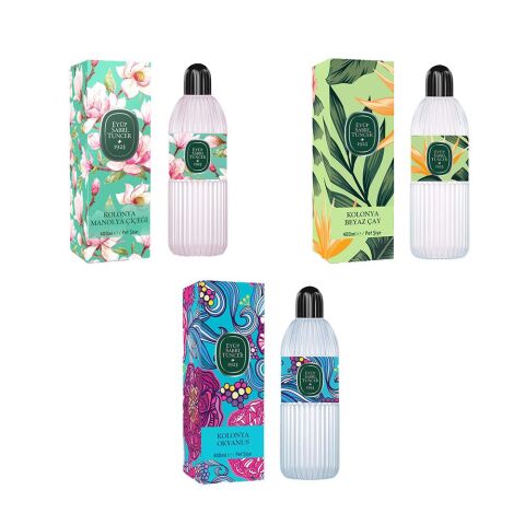 Eyüp Sabri Tuncer Kolonya Okyanus, Manolya Çiçeği ve Beyaz Çay Pet Şişe 400 ml