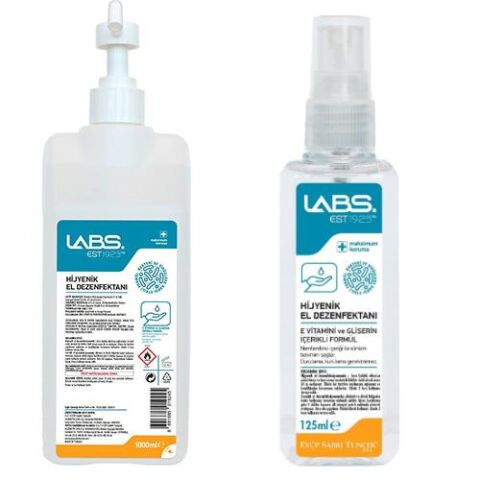 Eyüp Sabri Tuncer Labs Dezenfektan Paketi 1 Lt ve 125 ml
