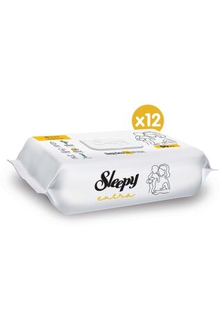 Sleepy Extra Islak Bebek Havlusu 12x90 (1080 Yaprak)