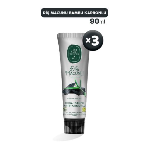 Eyüp Sabri Tuncer Diş Macunu Bambu Karbonlu 90 ml x 3
