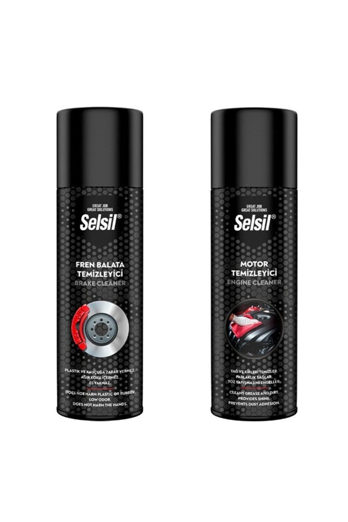 Selsil Motor Temizleme Spreyi 500ml, Fren Balata Temizleyici 500ml