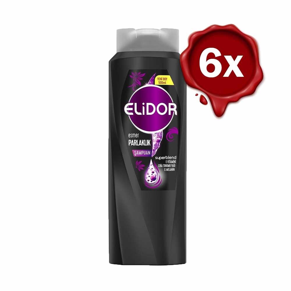 Elidor Superblend Saç Bakım Şampuanı Esmer Parlaklık x 6