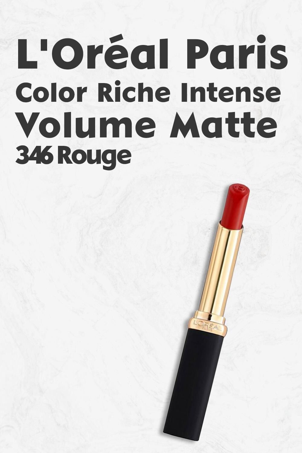 Loreal Paris Color Riche Intense Volume Matte - 346 Rouge Determination