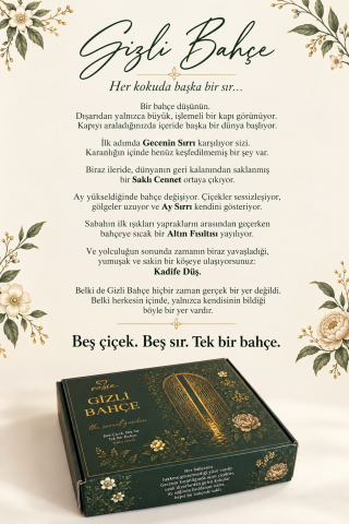 Rosie Gizli Bahçe 5’li Çubuklu Oda Kokusu Hediye Seti 5 x 50 ml – The Secret Garden