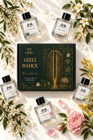 Rosie Gizli Bahçe 5’li Çubuklu Oda Kokusu Hediye Seti 5 x 50 ml – The Secret Garden