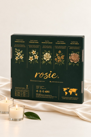 Rosie Gizli Bahçe 5’li Çubuklu Oda Kokusu Hediye Seti 5 x 50 ml – The Secret Garden