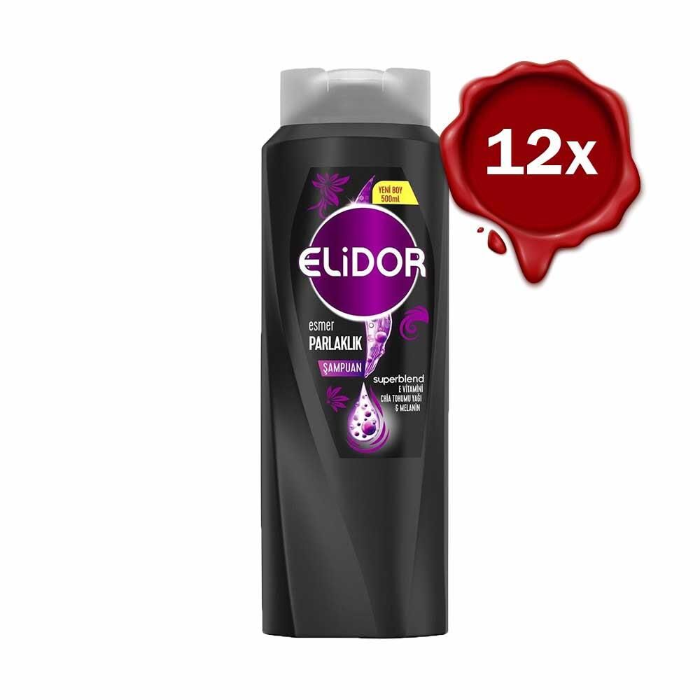 Elidor Superblend Saç Bakım Şampuanı Esmer Parlaklık x 12