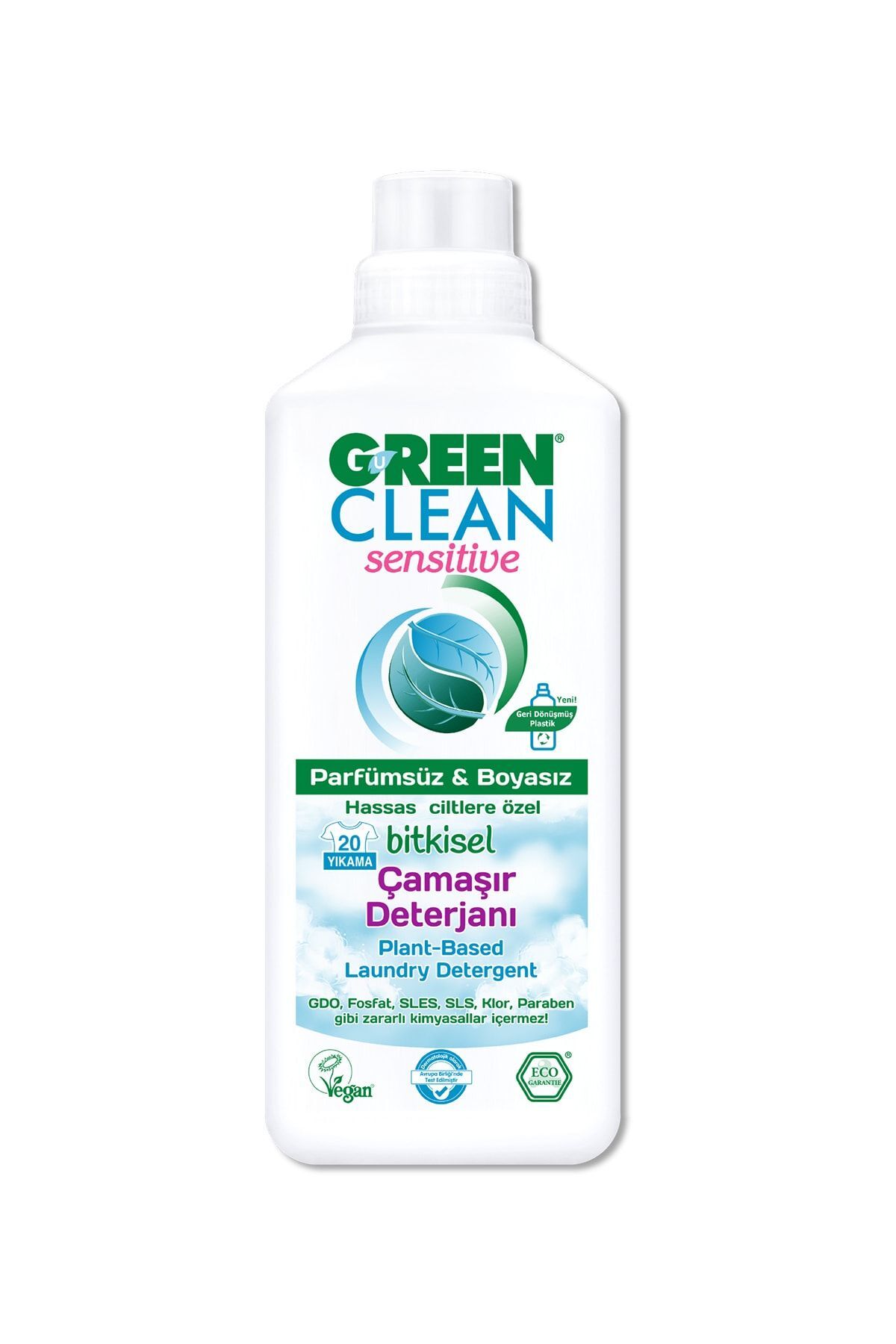 Organik Ve Bitkisel Sensitive Çamaşır Deterjanı 1000 Ml