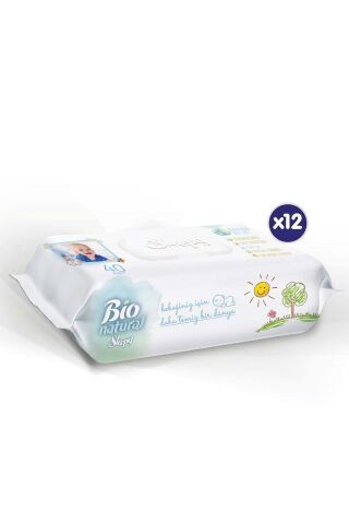 Bio Natural Islak Havlu 12x40 (480 Yaprak)