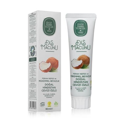 5 ADET Hindistan Cevizi Özlü Diş Macunu 90 ml ve ROSIE